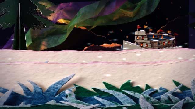 Kids' story series still: 3D paper diorama